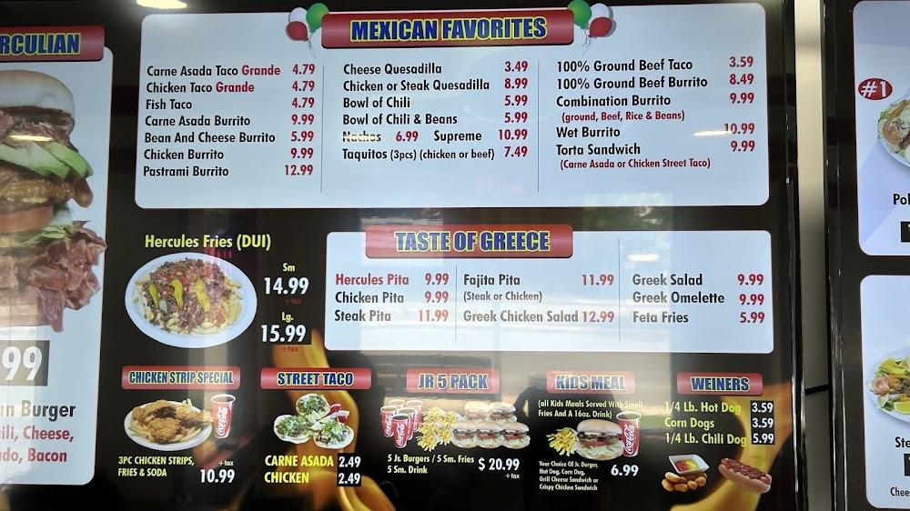 Hercules Burgers Menu image 4